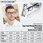 OCCI CHIARI Stylish Round Reading glasses for Men Women Lightweight Comfort Readers