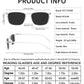 OCCI CHIARI Reading Sunglasses for Men Wide Sun Glasses Readers Outdoor UV400(1.0 1.25 1.5 1.75 2.0 2.25 2.5 2.75 3.0 3.5)