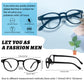 OCCI CHIARI Stylish Round Reading glasses for Men Women Lightweight Comfort Readers