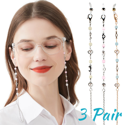 OCCI CHIARI Eyeglass Chain Eye Glasses Strap Holders For Women around Neck Lanyar