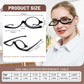 OCCI CHIARI Reading Glasses Eye Make Up Rotatable Cosmetic Eyeglasses for Women