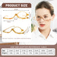 OCCI CHIARI Reading Glasses Eye Make Up Rotatable Cosmetic Eyeglasses for Women