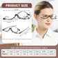 OCCI CHIARI Reading Glasses Eye Make Up Rotatable Cosmetic Eyeglasses for Women