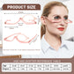 OCCI CHIARI Reading Glasses Eye Make Up Rotatable Cosmetic Eyeglasses for Women