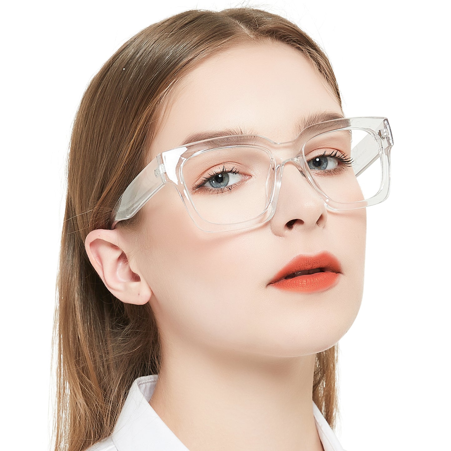 OCCI CHIARI Large Frame Reading Glasses for Women Retro Square Readers OC5078