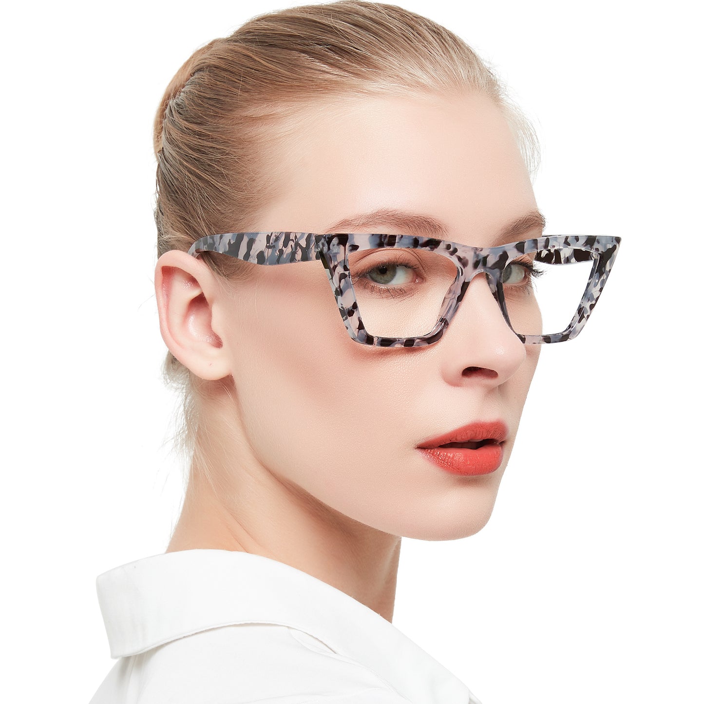 OCCI CHIARI Reading Glasses for Women Cat Eye Fashion Reader