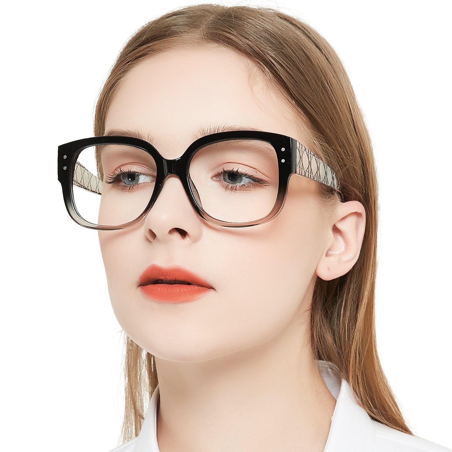 OCCI CHIARI Thick Oversized Reading Glasses Women Trendy Readers Thic Style OC5085