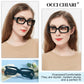 OCCI CHIARI Fashion Reading Glasses for Women Large Readers Heavy Duty Eyeglasses