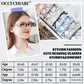 OCCI CHIARI Ladies Reading Glasses for Round Women 1.0+ Spring hinge Comfort Readers(1.0 1.25 1.5 1.75 2.0 2.25 2.5 2.75 3.0 3.5 4.0 5.0 6.0)