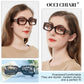 OCCI CHIARI Fashion Reading Glasses for Women Large Readers Heavy Duty Eyeglasses