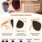 OCCI CHIARI Reading Sunglasses For Women Big Frame Foldable Reader