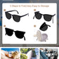 OCCI CHIARI Reading Sunglasses For Women Big Frame Foldable Reader