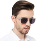 OCCI CHIARI XL Sunglasses with Readers for Men Large Head Comfortable Sun Reading Glasses 1.0 1.25 1.5 1.75 2.0 2.25 2.5 2.75 3.0 3.5