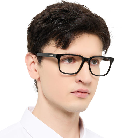 OCCI CHIARI Mens +1.00 Reading Glasses for Big Head Stylish Square Readers OC5284