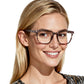 OCCI CHIARI Big Square Reading Glasses Women Comfortable Readers OC5209WM
