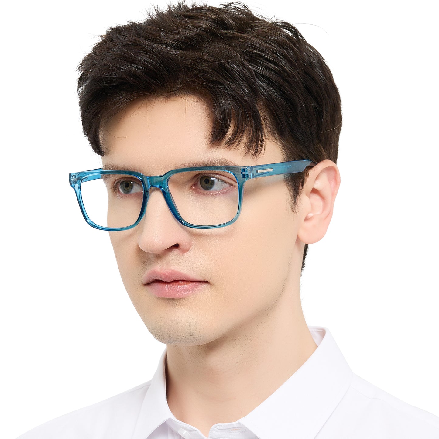 OCCI CHIARI Mens +1.00 Reading Glasses for Big Head Stylish Square Readers OC5284