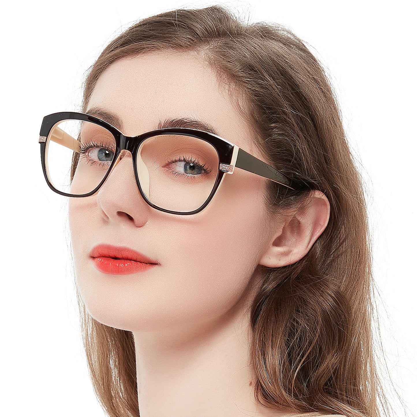 OCCI CHIARI Reading Glasses For Women Wide Square Reader 1.0 1.5 2.0 2.5 3.0 3.5 4.0 5.0 6.0 1.25 1.75 2.25 2.75