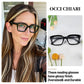 OCCI CHIARI Large Reading Glasses Women Square Reader Oversized Frame OC5031
