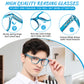 OCCI CHIARI Mens +1.00 Reading Glasses for Big Head Stylish Square Readers OC5284
