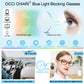 OCCI CHIARI Progressive Bifocal Reading Glasses for Women Transition Multifocal Readers Blue Blocker