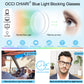 OCCI CHIARI Blue Light Reading Glasses Men Anti Glare Computer Readers for Big Head