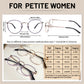 OCCI CHIARI Round Reading Glasses for Small Face Narrow Lightweight Readers OC5324