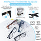 OCCI CHIARI Blue Light Reading Glasses Men Anti Glare Computer Readers for Big Head