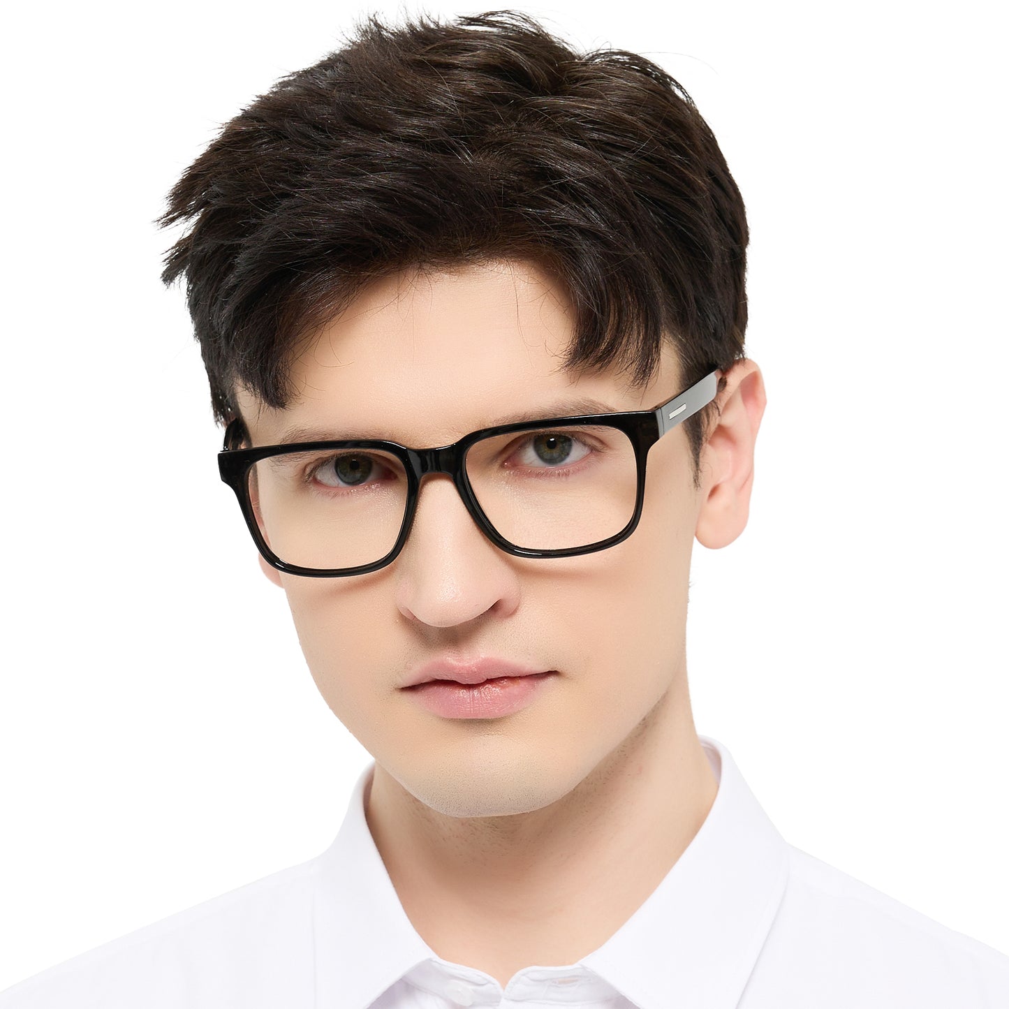 OCCI CHIARI Mens +1.00 Reading Glasses for Big Head Stylish Square Readers OC5284