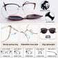 OCCI CHIARI Magnetic Reading Sun Glasses Clip on Sunglasses Readers for Women Fashion Cat Eye Polarized Frame OC5295M