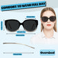 OCCI CHIARI Oversized Sun Reading Glasses Fashion Shield Readers Outdoor Read OC5085SR