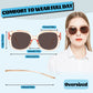 OCCI CHIARI Oversized Sun Reading Glasses Fashion Shield Readers Outdoor Read OC5085SR