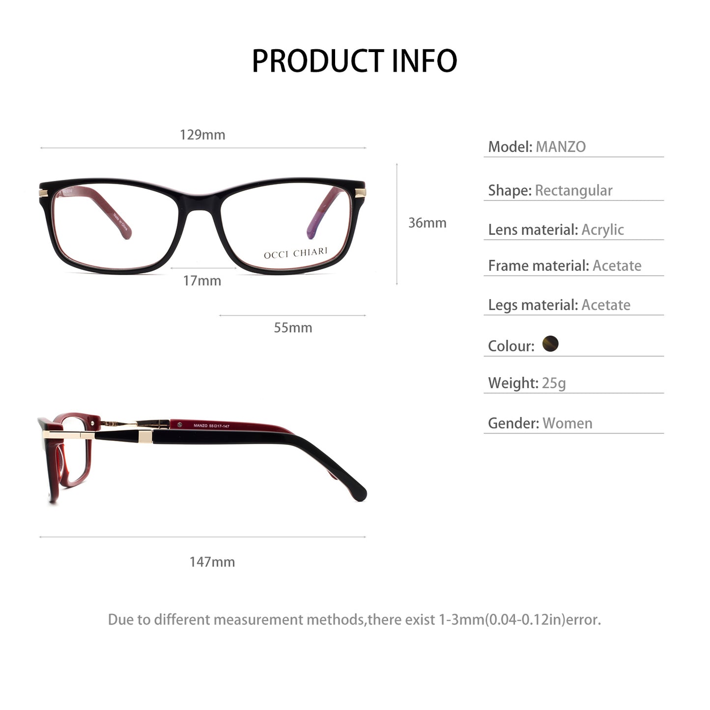 Women  Prescription Eyewear Frame