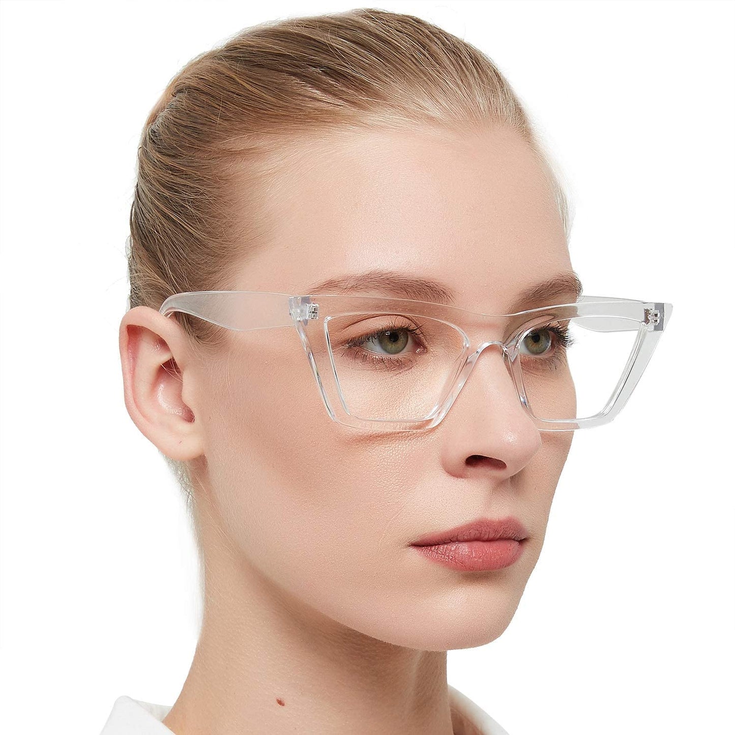 Reading Glasses for Women Cat Eye Fashion Reader Transparente