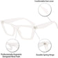 Reading Glasses for Women Cat Eye Fashion Reader Transparente
