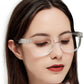 Anti Blue Light Reading Glasses Women's Reader Large Frame - Occichiari 