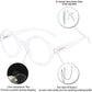 OCCI CHIARI Reading Glasses Women's Reader Clear Frame OC5122
