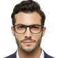 OCCI CHIARI Reading Glasses Men's Large Reader Durable Spring Hinge OC5026