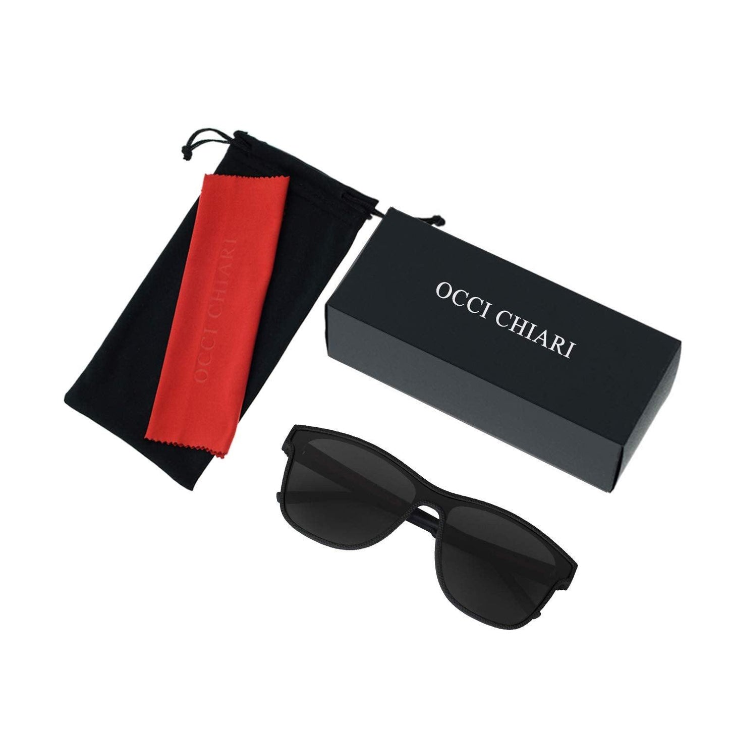 Mens Polarized 100% UV Protection Sport Square Sunglasses for Driving Fishing OCCI CHIARI - Occichiari 