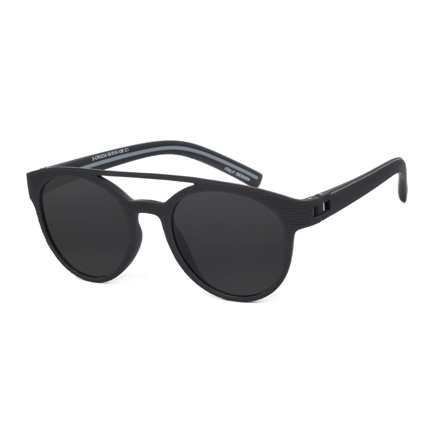 TR-90 Polarized UV 400 Protection Sport Aviator Round Sunglasses for Men Driving OCCI CHIARI