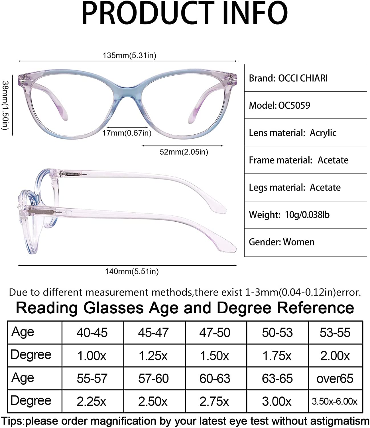 Prescription Reading Glasses For Women