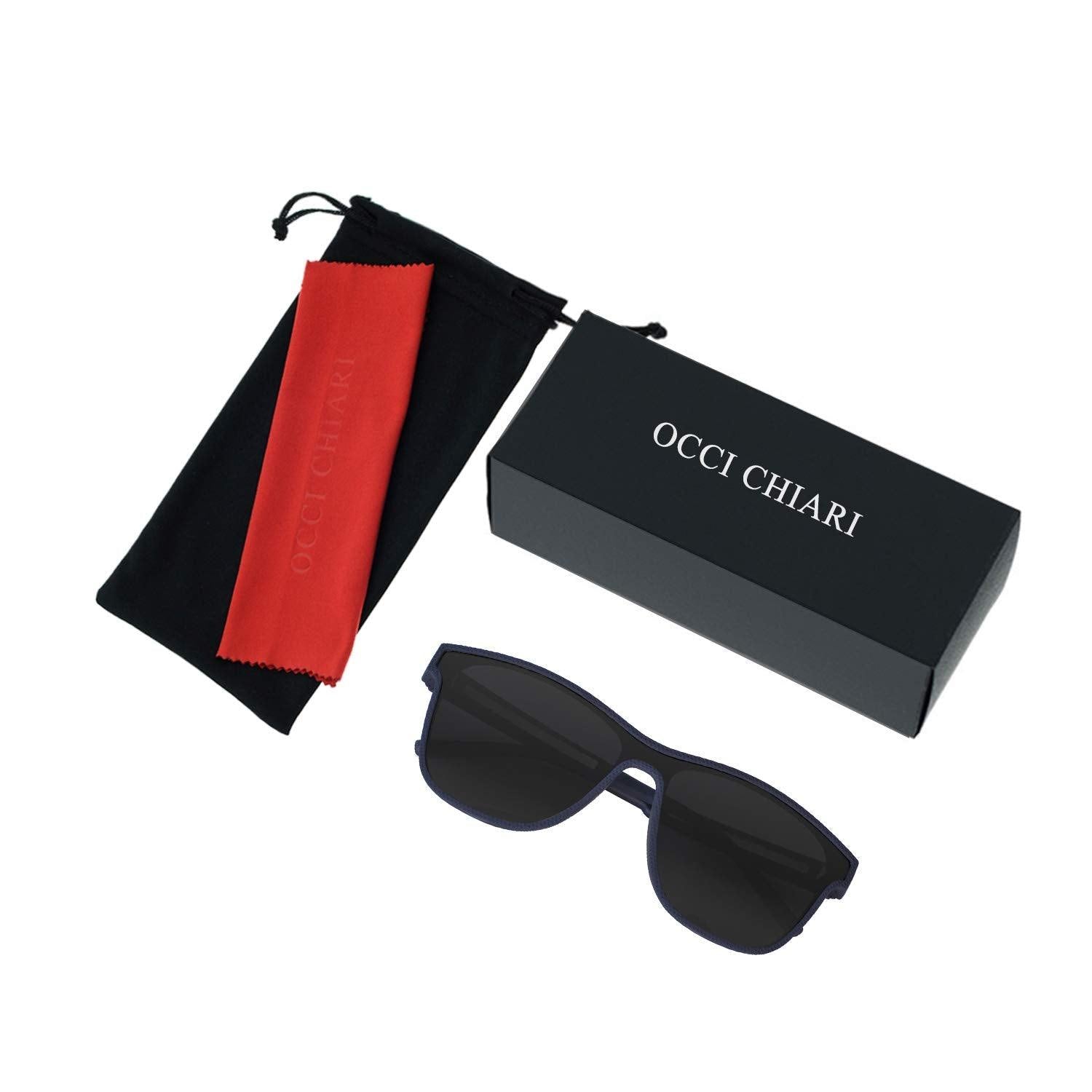 Mens Polarized 100% UV Protection Sport Square Sunglasses for Driving Fishing OCCI CHIARI - Occichiari 
