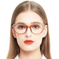 OCCI CHIARI Large Stylish Reading Glasses for Women Cateye Oversized Readers