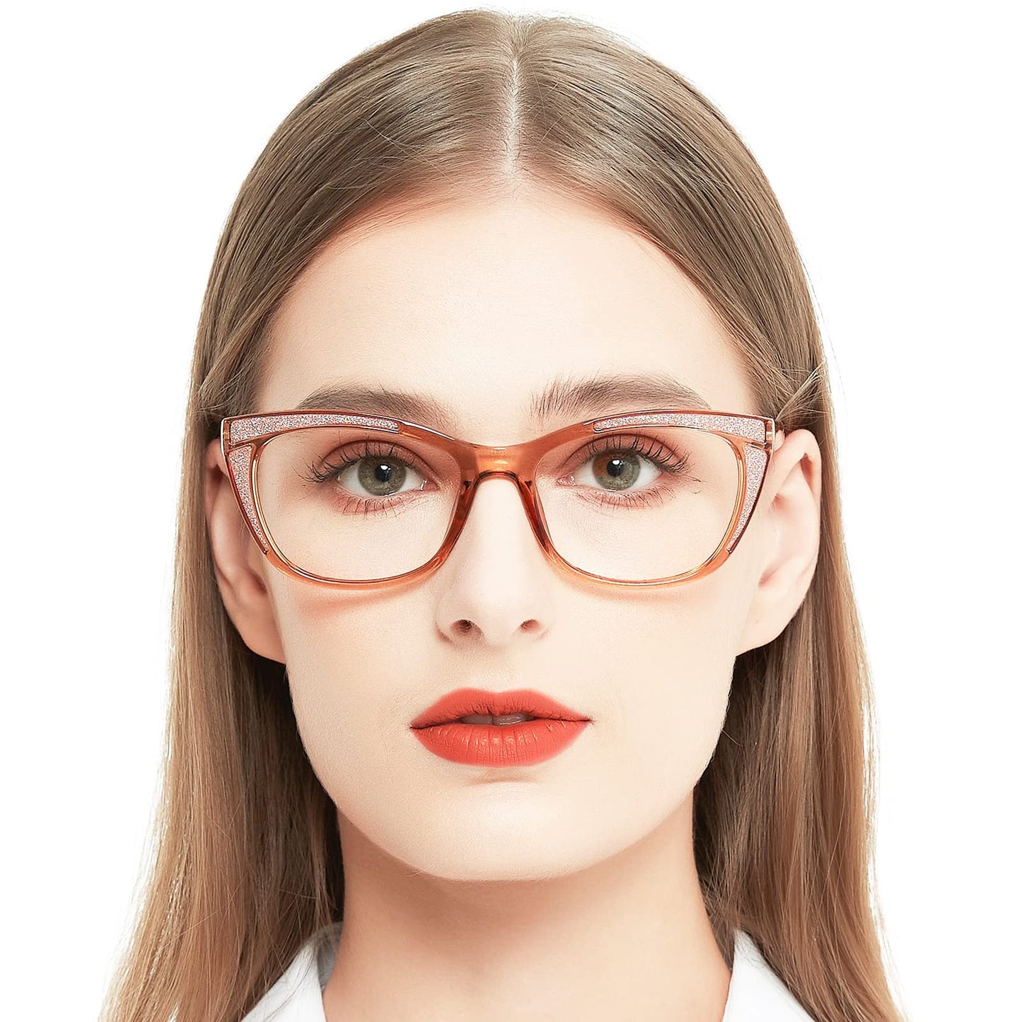 OCCI CHIARI Large Stylish Reading Glasses for Women Cateye Oversized Readers