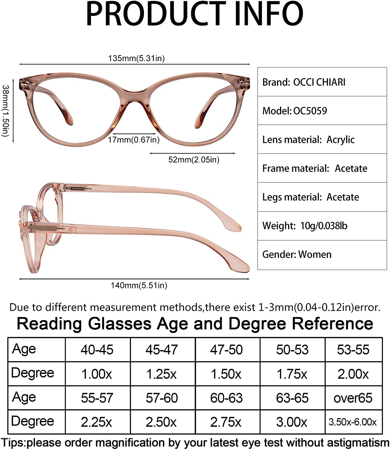 Prescription Reading Glasses For Women