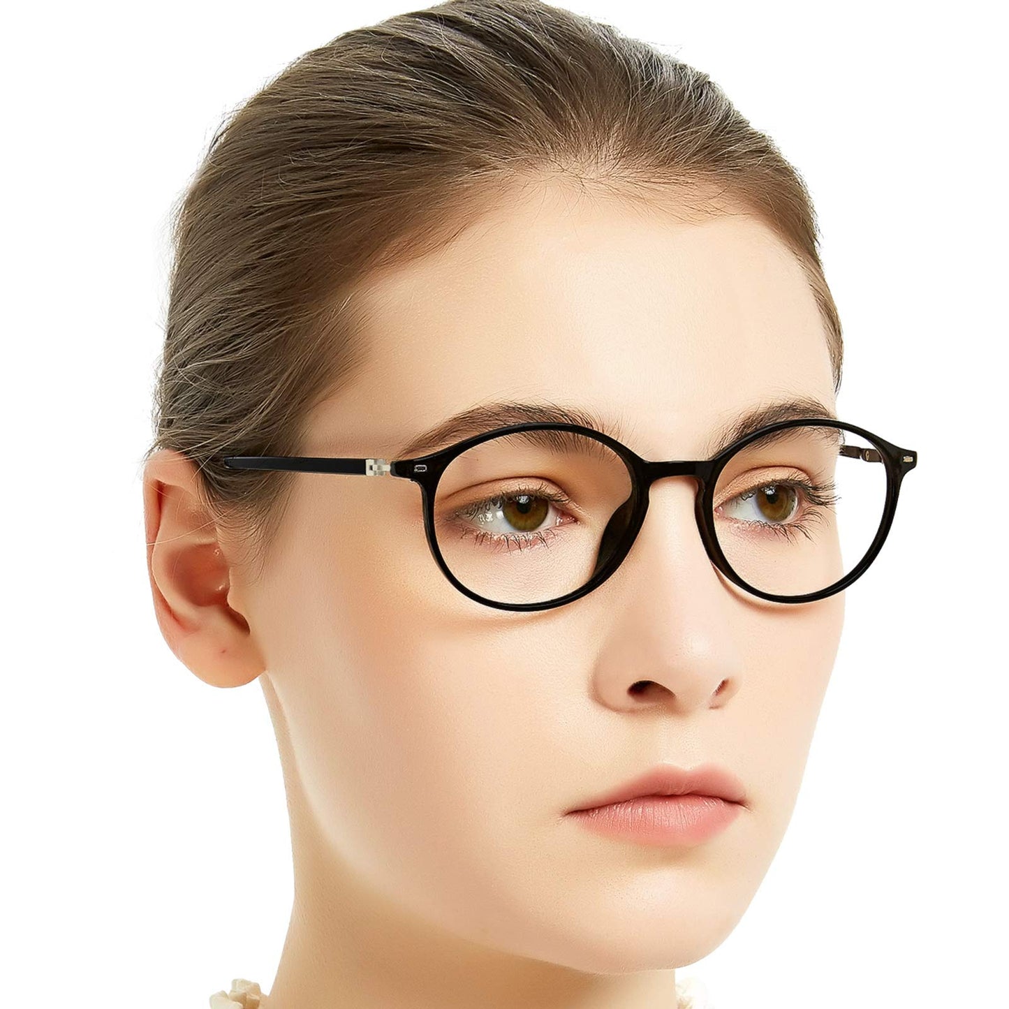 OCCI CHIARI Reading Glasses Women's Oval Reader Clear Frame (0 1.0 1.5 2.0 2.5 3.0 3.5)