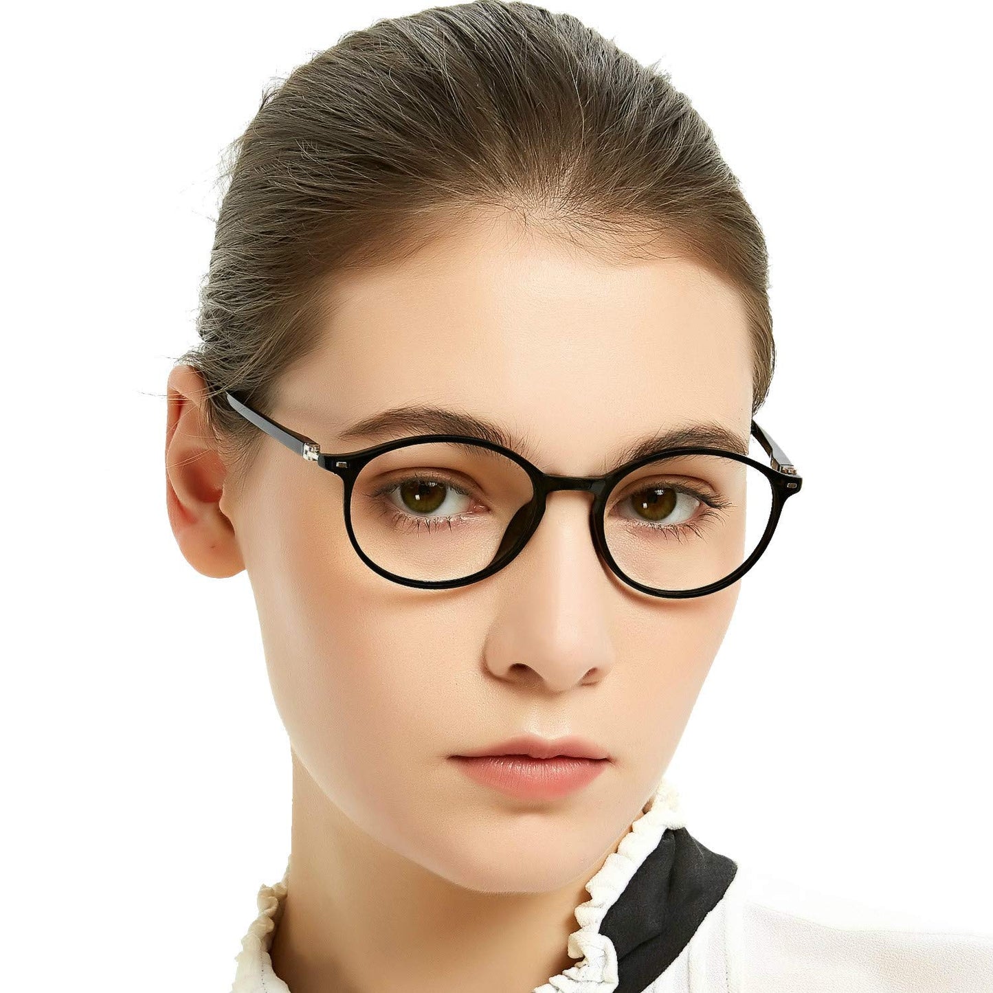 OCCI CHIARI Reading Glasses Women's Oval Reader Clear Frame (0 1.0 1.5 2.0 2.5 3.0 3.5)