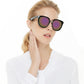 Classic Cat Eye Polaroid Lens Sunglasses For Women Acetate Frame with Spring Hinges - Occichiari 