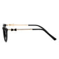 Women Rectangular Acetate Optical Frame Black Fashion