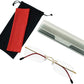 OCCI CHIARI Reading Glasses For Women Men Styish Reader with Titanium Rime Frame Lightweight OC5011