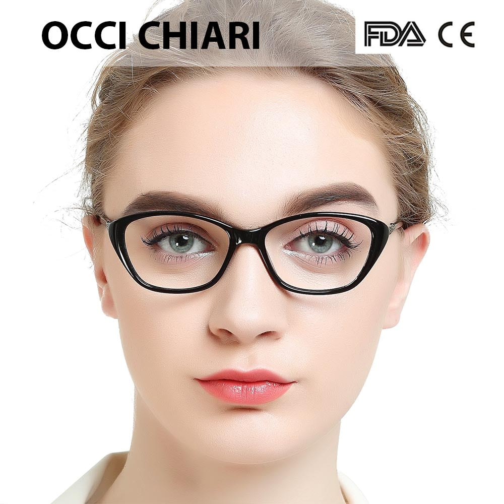 Women Prescription  Frame Nerd Lens Medical Optical Eyewear Oculos Lunettes Gafas